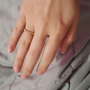 Ferkos 14k ring 3 mm braided ring